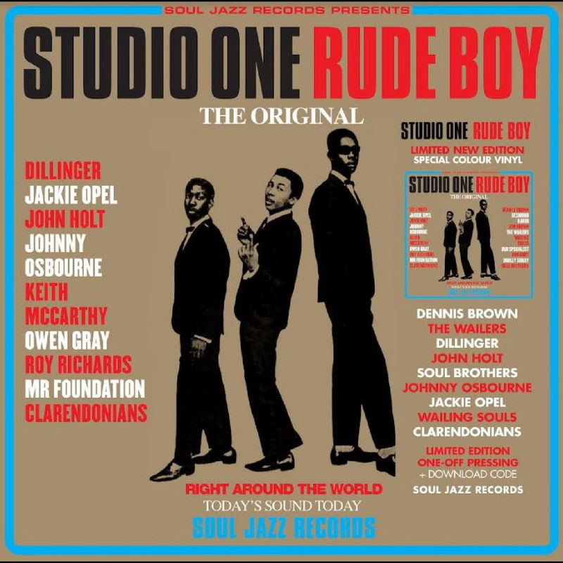 Soul Jazz Presents - Studio One Rude Boy (RSD 2024, 2LP Red & Cyan Vinyl)