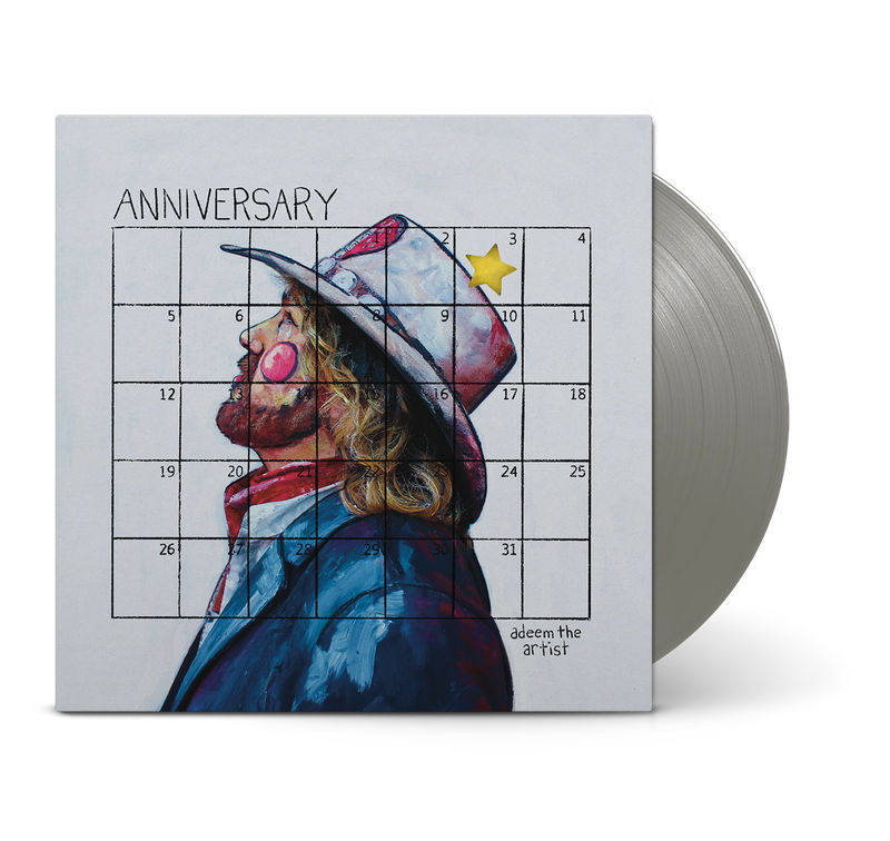 Adeem The Artist - Anniversary (Metallic Silver LP Vinyl)