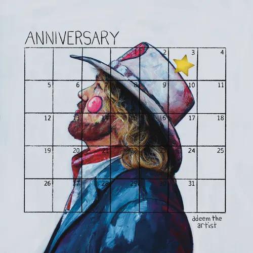 Adeem The Artist - Anniversary (Metallic Silver LP Vinyl)