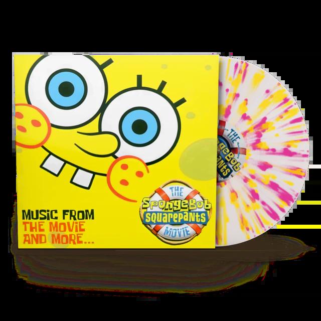 The SpongeBob SquarePants Movie – Music from the Movie and More… (RSD Black Friday 2024, Clear w/ Yellow & Pink Splatter LP Vinyl)