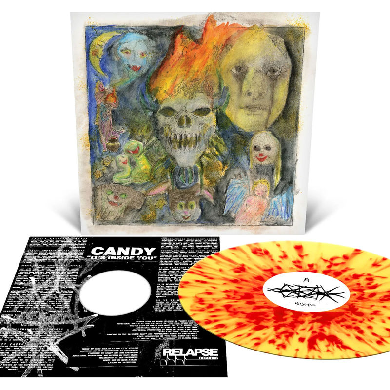 Candy - Its Inside You (Yellow with Red Splatter LP Vinyl)