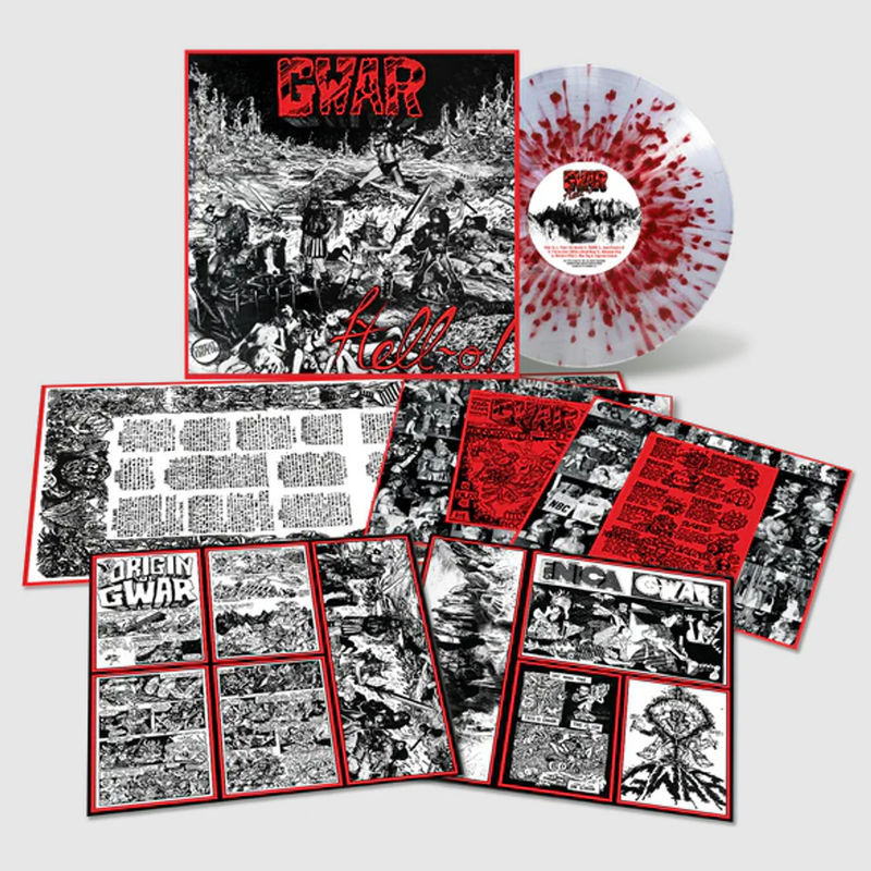 GWAR - Hell-O! (36th Anniversary Edition, Clear with Red Splatter LP Vinyl)