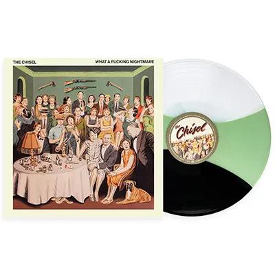 Chisel - What A F***ing Nightmare (Indie Exclusive, White /Coke Bottle Clear /Black Tri-Stripe LP Vinyl)