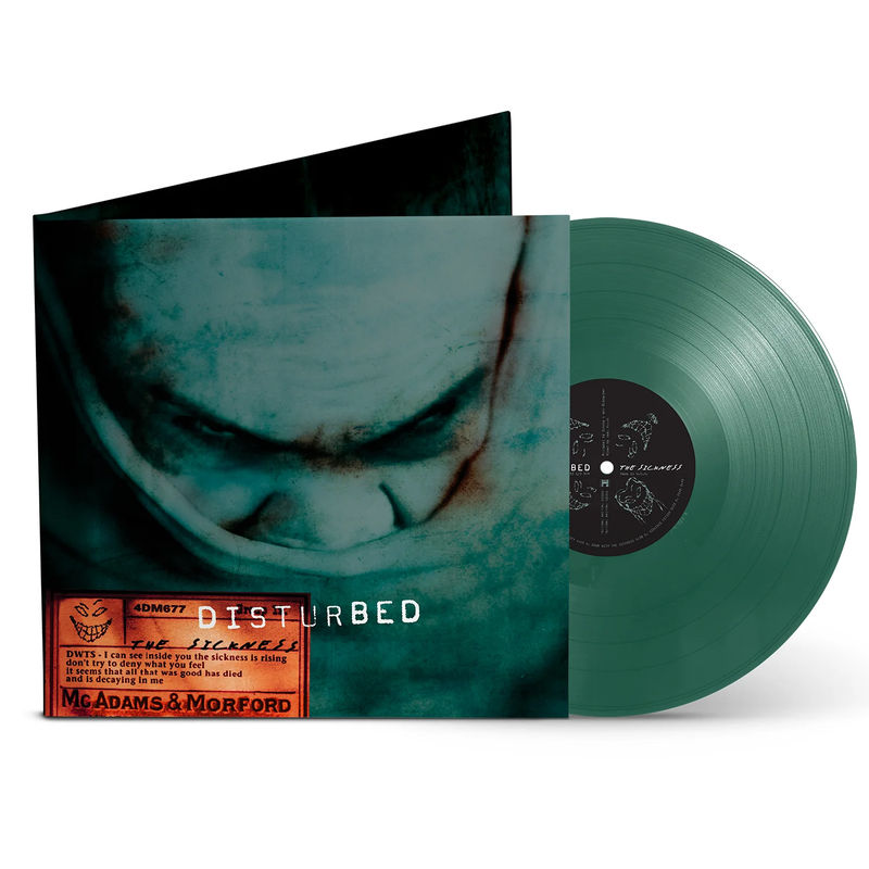 Disturbed - The Sickness (25th Anniversary Edition, Green LP Vinyl)