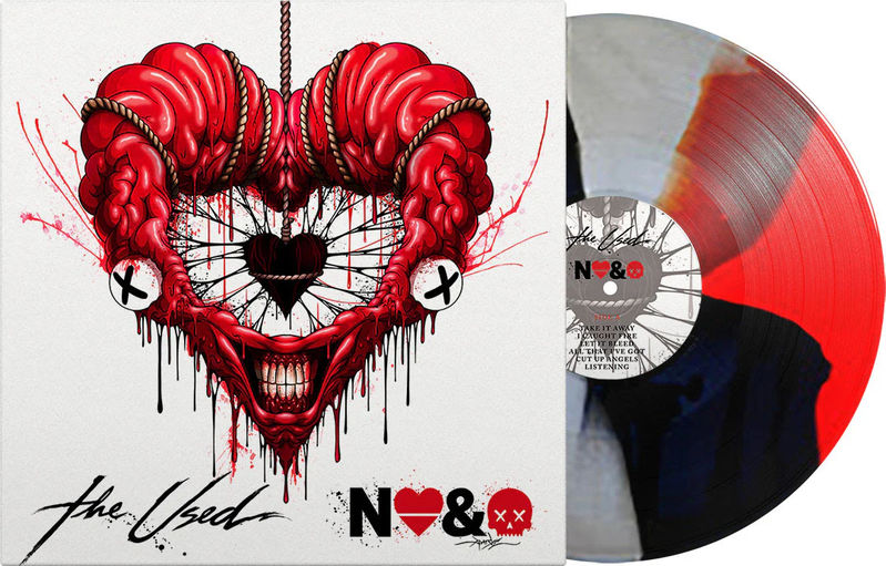 The Used - In Love and Death (Indie Exclusive Red/Black/Clear Twist Vinyl LP, Reimagined Artwork)