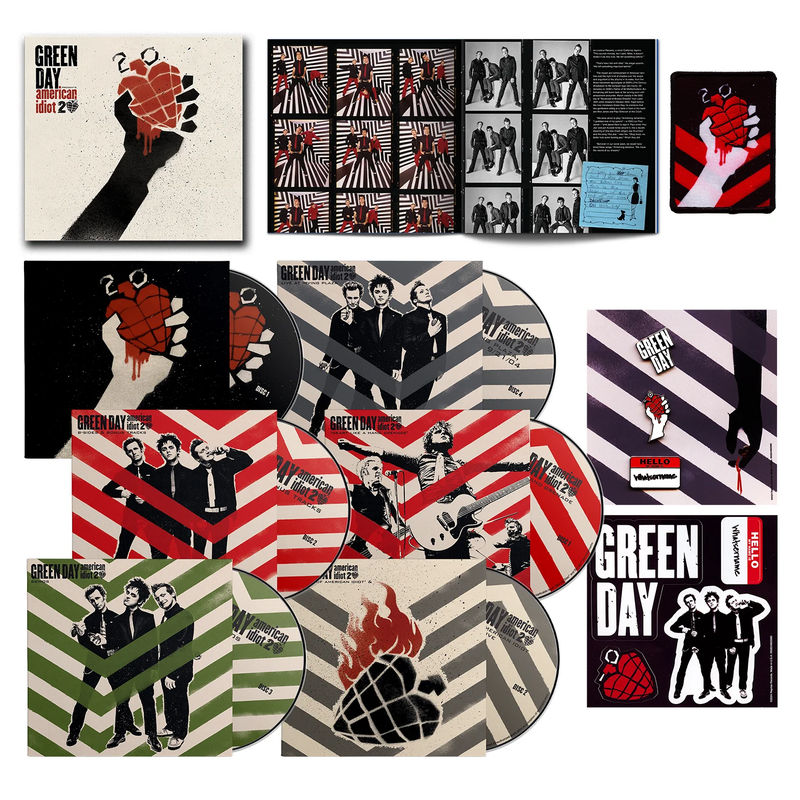 Green Day - American Idiot 20th Anniversary (Deluxe Edition,  4 CDs and 2 Blu Ray discs)