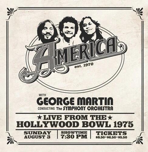 America - Live From The Hollywood Bowl 1975 (RSD 2024, Milky Clear 2LP Vinyl)
