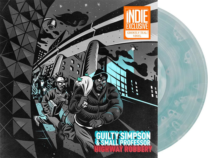 Guilty Simpson & Small Professor - Highway Robbery (Indie Exclusive, Ghostly Teal LP Vinyl)