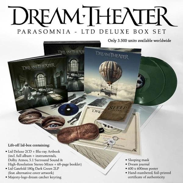 Dream Theater - Parasomnia (Deluxe Box-Set) (Dark Green Vinyl) [2LP + 2CD + Blu-Ray Artbook]