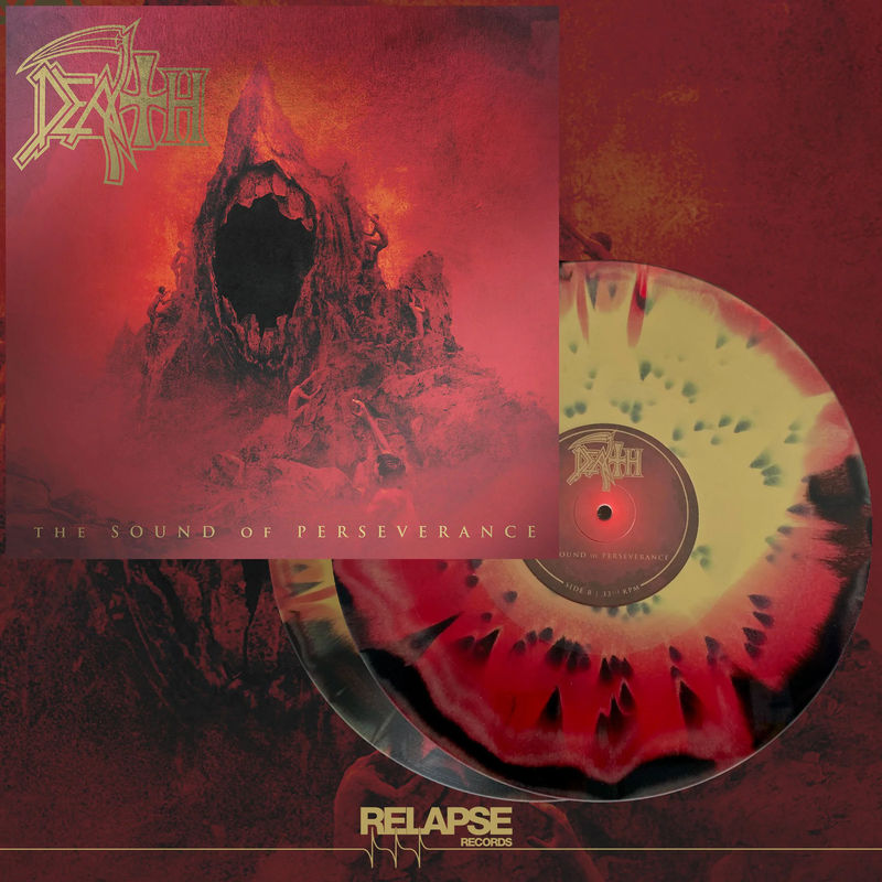 Death - The Sound of Perseverance (2LP Black, Red and Gold Tri Color Merge with Splatter Vinyl)