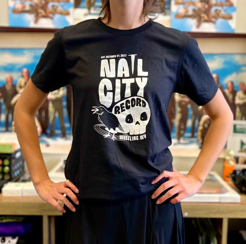 Nail City Record, Wheeling: The Place of The Skull | Black T-Shirt - Size:XXXL