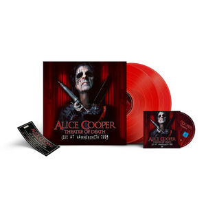 Alice Cooper - Theatre Of Death - Live At Hammersmith 2009 (2LP Red Vinyl, DVD) - Condition:Corner Damaged / Seam Splits