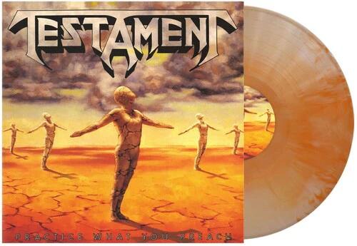 Testament - Practice What You Preach (Orange Bone Swirl LP Vinyl)