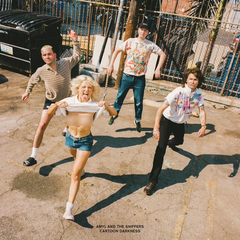 Amyl and the Sniffers - Cartoon Darkness (Indie Exclusive, Doing In Me Lungs Edition, Smoke colored LP Vinyl)