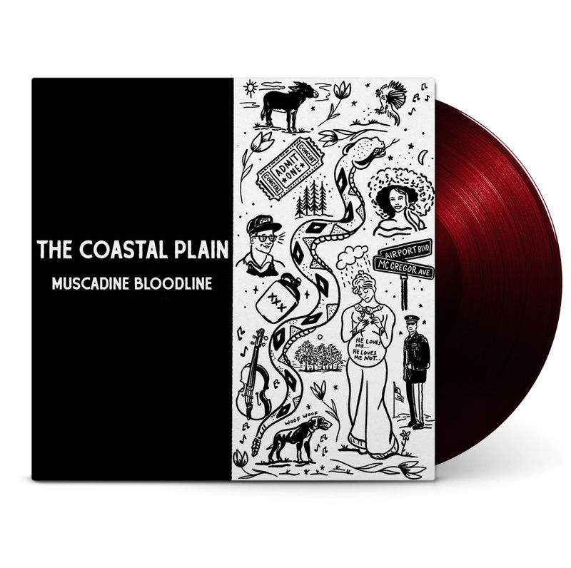 Muscadine Bloodline - The Coastal Plain (Indie Exclusive, Maroon LP Vinyl, Signed)
