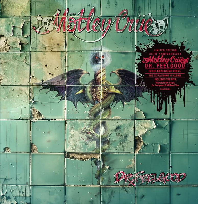 Mötley Crüe - Dr. Feelgood (35th Anniversary) (Indie Exclusive, Red and Ghostly Clear LP Vinyl)