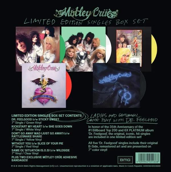 Mötley Crüe - Dr. Feelgood (The Singles Box Set) (RSD Black Friday 2024, 5 7inch Colored Vinyl Singles Box Set)