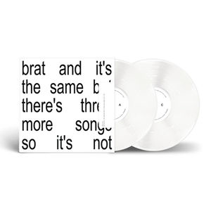 Charli XCX - Brat and it's the same but there's three more songs so it's not (Standard Edition, 2LP White Vinyl)