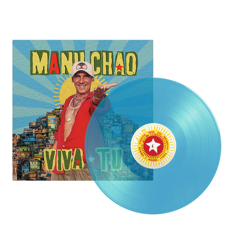 Manu Chao - Viva Tu (LP Vinyl, Black, Blue or Picture Disc) - Variant:Crystal Clear Blue Vinyl