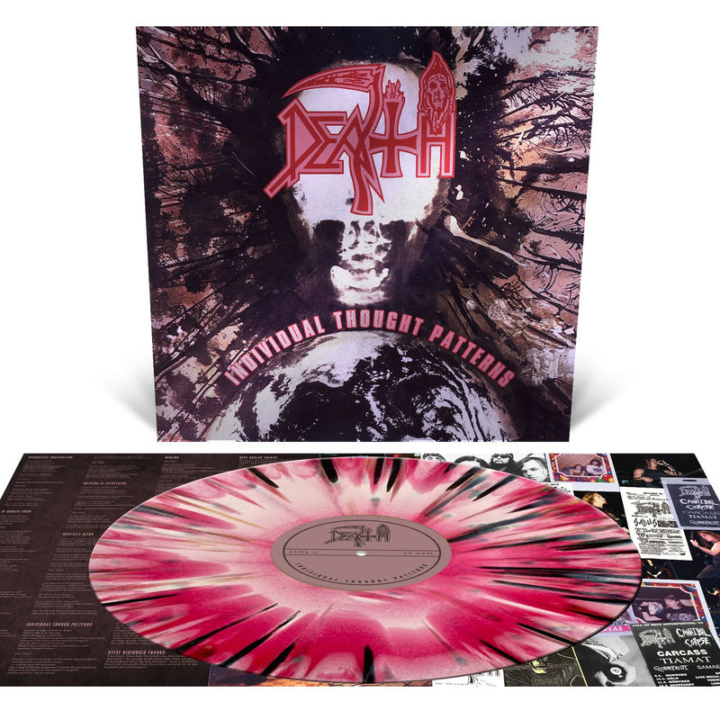Death - Individual Thought Patterns (Hot Pink, Bone White and Red Tri Color Merge with Splatter LP Vinyl)