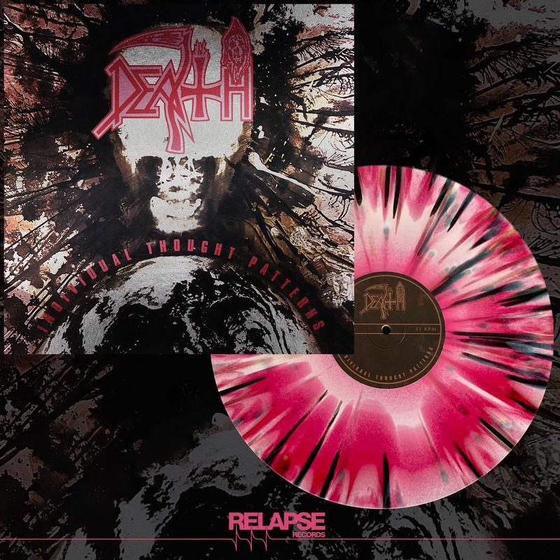 Death - Individual Thought Patterns (Hot Pink, Bone White and Red Tri Color Merge with Splatter LP Vinyl)