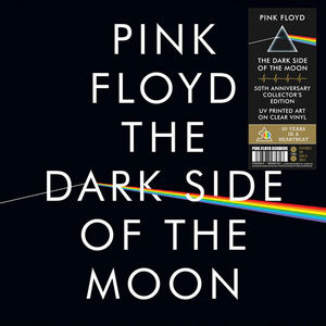 Pink Floyd- The Dark Side Of The Moon: 50th Anniversary 2024 Remaster (2LP Clear Vinyl, UV Printed artwork, Collector's Edition)