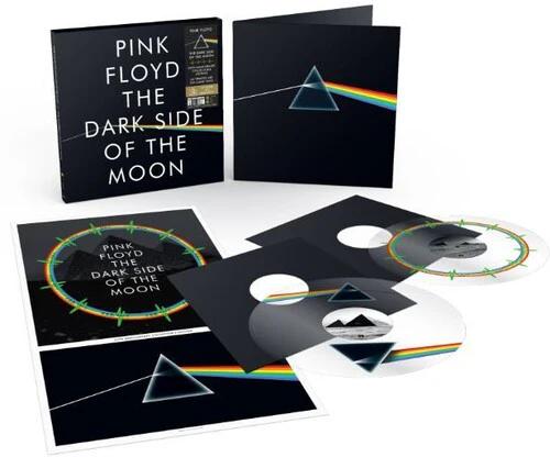 Pink Floyd- The Dark Side Of The Moon: 50th Anniversary 2024 Remaster (2LP Clear Vinyl, UV Printed artwork, Collector's Edition)