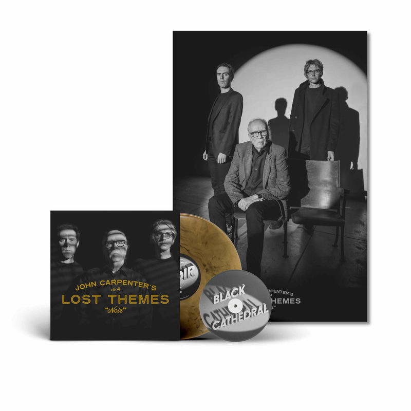 John Carpenter, Cody Carpenter, & Daniel Davies - Lost Themes IV: Noir (Indie Exclusive, Tan & Black Marble LP Vinyl, Bonus 7")