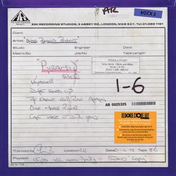 The Alan Parsons Project - Pyramid 'work In Progress' (RSD 2024, Orange LP Vinyl)