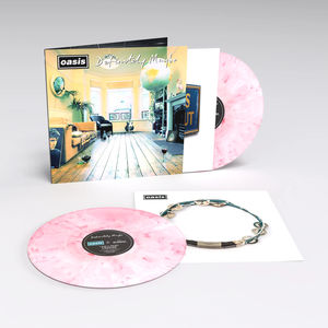 Oasis - Definitely Maybe (30th Anniversary) (Indie Exclusive, Strawberries and cream 2LP Pink & White Vinyl)