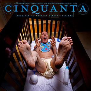 Puscifer/A Perfect Circle/Failure - Cinquanta Live (2LP Swirl Vinyl) - Color:Clear Blue w/ Red & Pink Swirl Vinyl