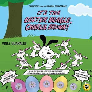 Vince Guaraldi Selections from "It's the Easter Beagle, Charlie Brown" (Original Soundtrack Recording - Peanuts 75th Anniversary Mystery Easter Egg Edition) (RSD 2025, Easter-Egg Shaped 10" Vinyl)