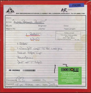 The Alan Parsons Project - I Robot (Work In Progress) (RSD 2025, Blue LP Vinyl)