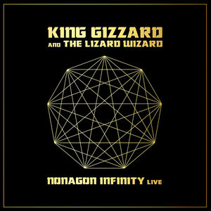 King Gizzard & The Lizard Wizard - Nonagon Infinity Live (Indie Exclusive, 2LP 'Gold Nugget'-Colored, Nonagon-Shaped Vinyl)