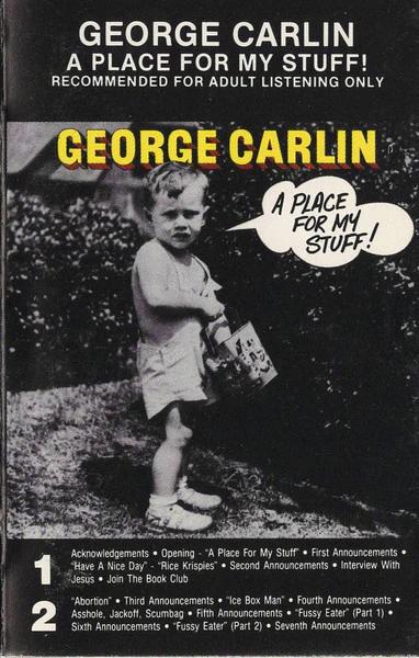 George Carlin - A Place For My Stuff (Cassette) (VG+, VG+)