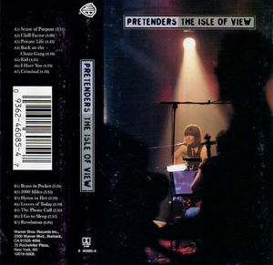 The Pretenders - The Isle Of View (Cassette) (VG+, VG+)