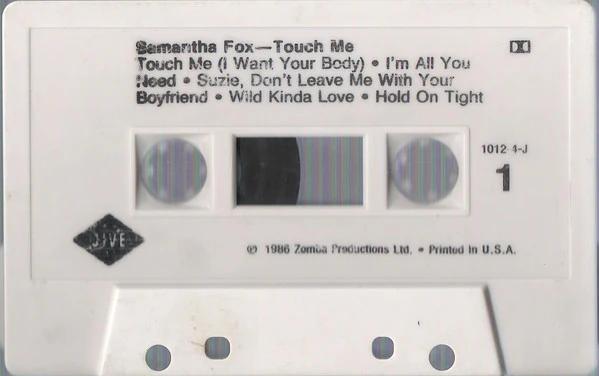 Samantha Fox - Touch Me (Cassette) (NM or M-, VG+)