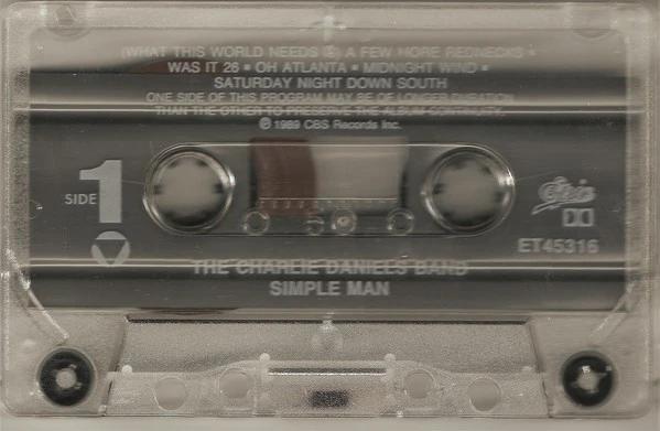 The Charlie Daniels Band - Simple Man (Cassette) (VG+, VG+)
