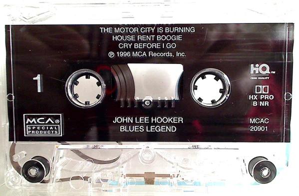 John Lee Hooker - Blues Legend (Cassette) (NM or M-, VG+)