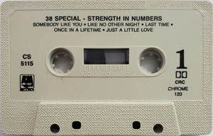 38 Special  - Strength In Numbers (Cassette) (VG+, VG+)