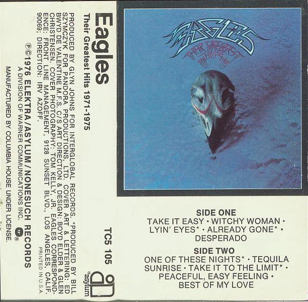 Eagles - Their Greatest Hits 1971-1975 (Cassette) (VG+, VG+)