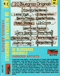 Various - 20 Bluegrass Originals (Cassette) (NM or M-, NM or M-)