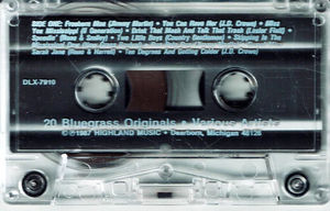 Various - 20 Bluegrass Originals (Cassette) (NM or M-, NM or M-)