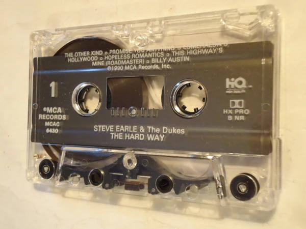 Steve Earle & The Dukes - The Hard Way (Cassette) (VG+, VG+)