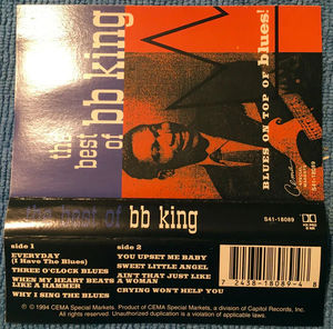 B.B. King - The Best Of BB King - Blues On Top Of Blues (Cassette) (NM or M-, NM or M-)