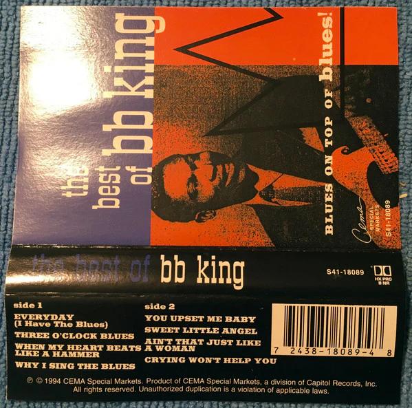 B.B. King - The Best Of BB King - Blues On Top Of Blues (Cassette) (NM or M-, NM or M-)