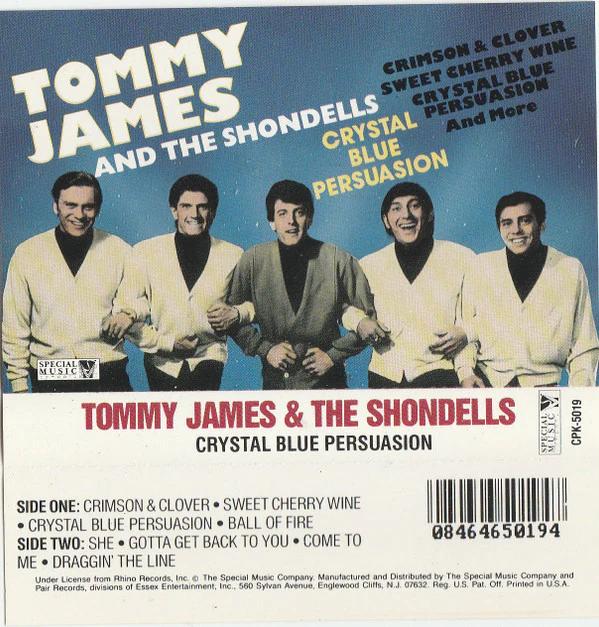 Tommy James & The Shondells - Crystal Blue Persuasion (Cassette) (NM or M-, VG+)