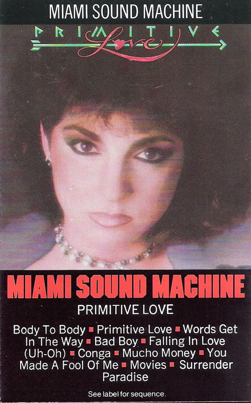 Miami Sound Machine - Primitive Love (Cassette) (VG+, VG+)