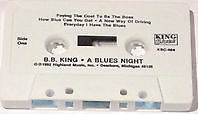 B.B. King - A Blues Night (Cassette) (VG+, VG+)