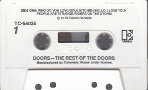 The Doors - The Best Of The Doors (Cassette) (NM or M-, VG+)